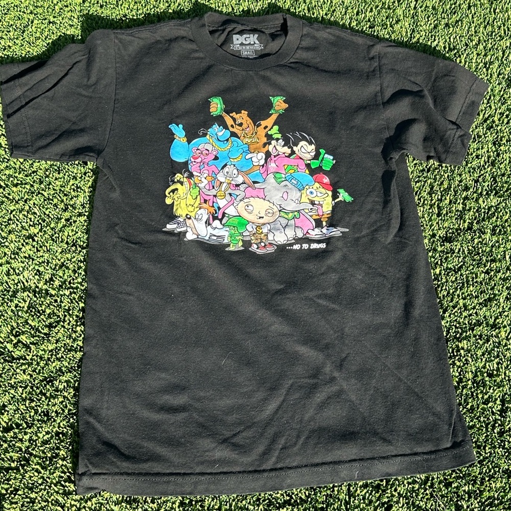 DGK Cartoon Say No To Drugs T Shirt (BSM)